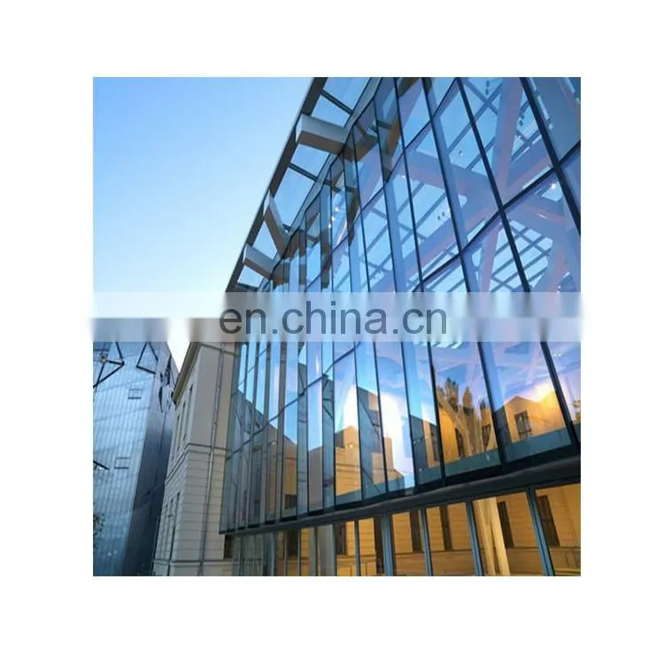 Insulated Tempered Aluminum Sliding Window Office Double Curved Glazed Square Meter Low-E Glass