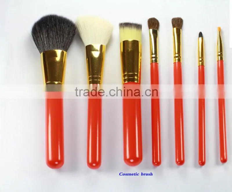 Popular 7pcs makeup brush set cup holder