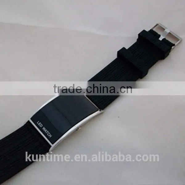 Digital LED Watch With Silicone Band,Chinese Digital Movement