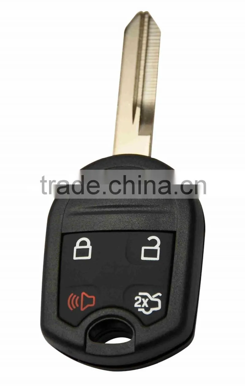 4-button with Flip Key Metal Car Alarm/Keyless Entry Remote Control/Transmitter