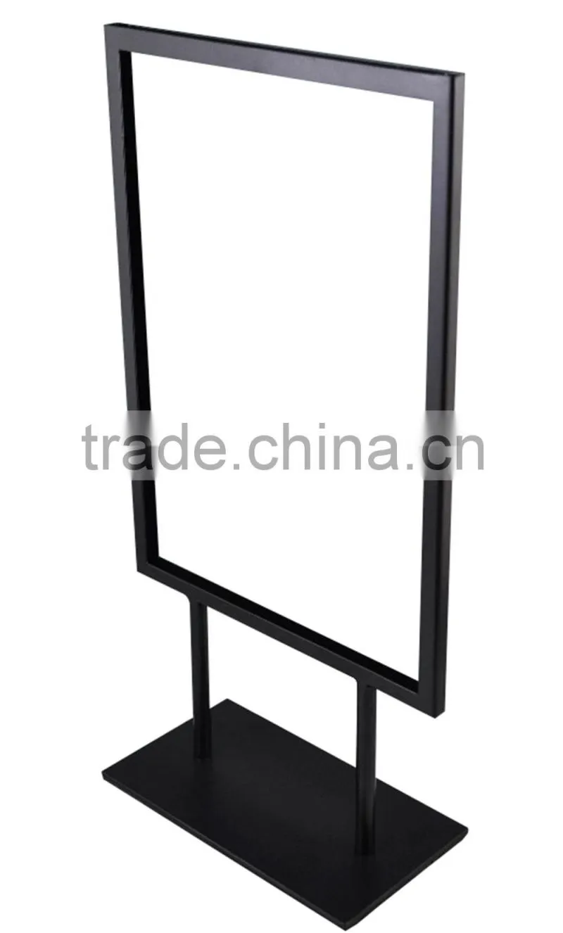 A3 Black Metal Table Poster Stand Poster Display Banner Stand Sign Stand