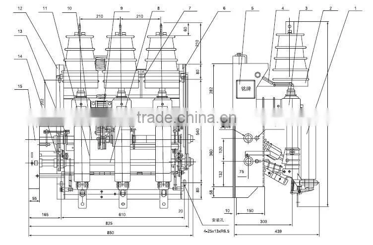 FN12-12 FN12-12DR 11kV 12kV Load Break Switch
