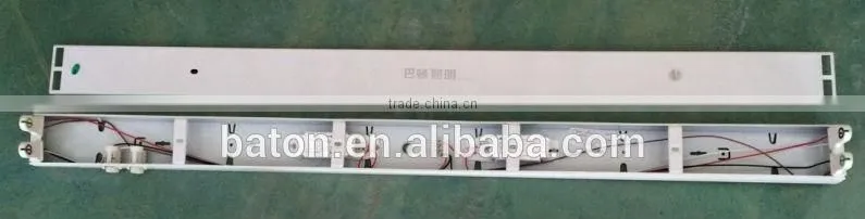 Batten fixture T8 with reflector for double fluorescent light 1*20/1*30/1*40