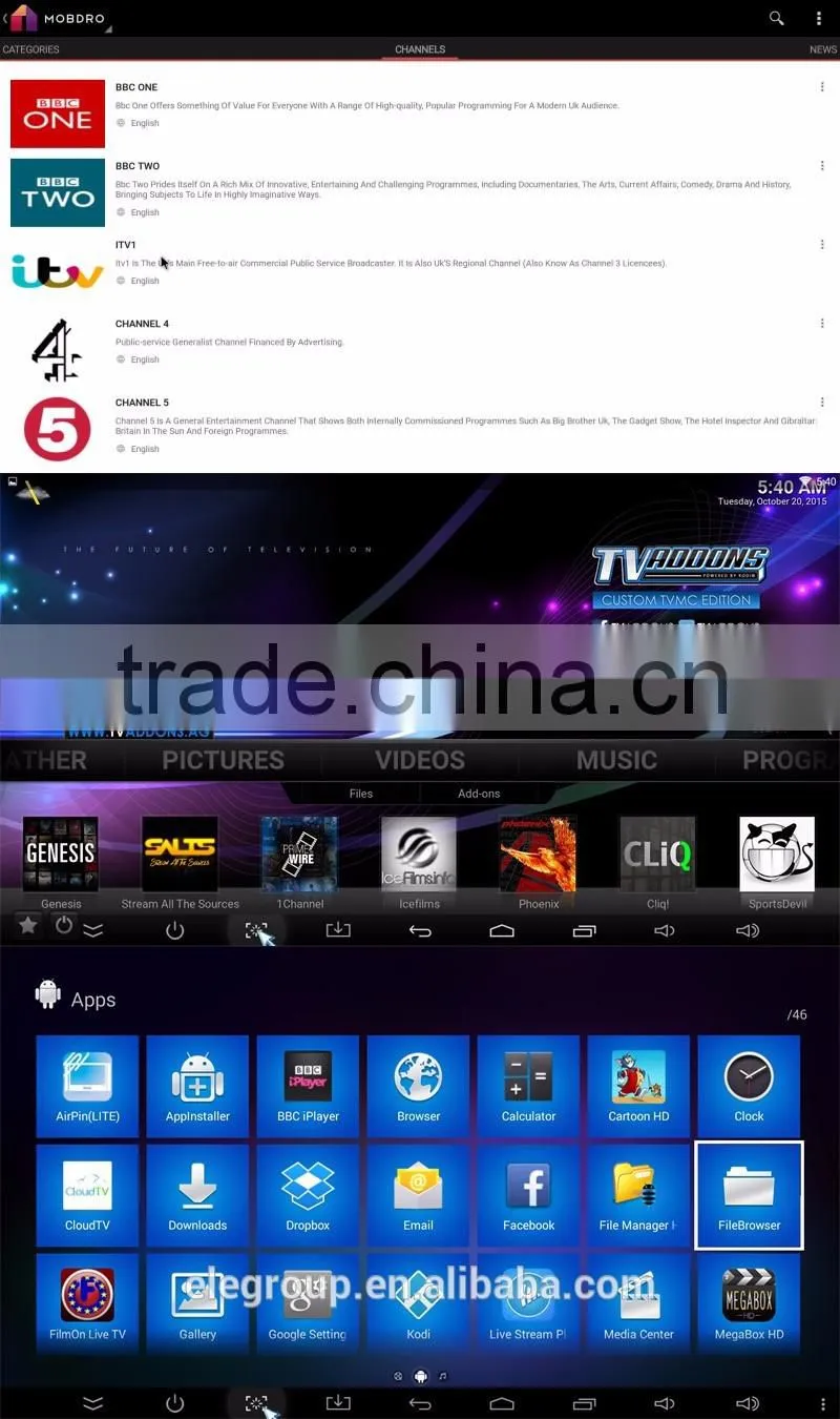 Quad Core Kodi WIFI 4K 3D Skype Android 5.1 Amlogic S905 Q Box