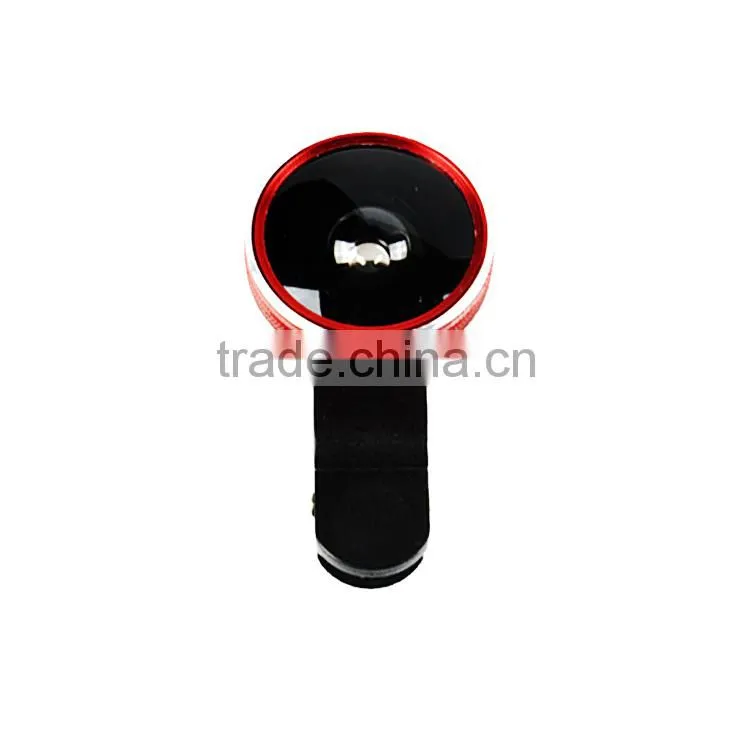 Whoelsale 3-in-1 Universal Clip Fish Eye Lenz 0.67x Wide Angle Macro Lens for Smart Phone
