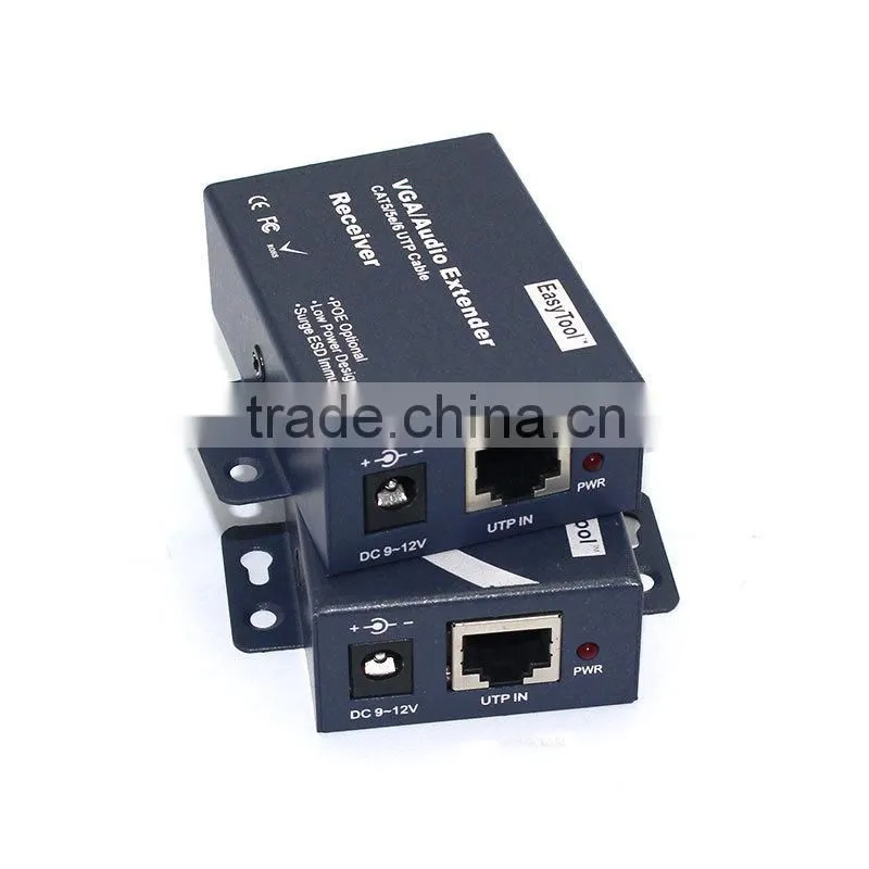 100m VGA Extender with Audio over CAT 5E/6 Ethernet - Gaia Vision