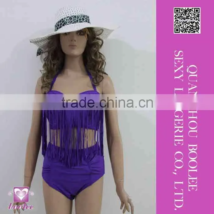 Top Sale Green Halter Push Up Sexy bikini set Two piece swimsuit for women