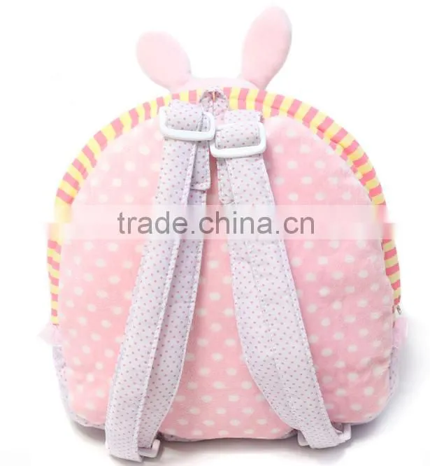 stuffed animal backpack for school/plush school bag for child/plush school bags