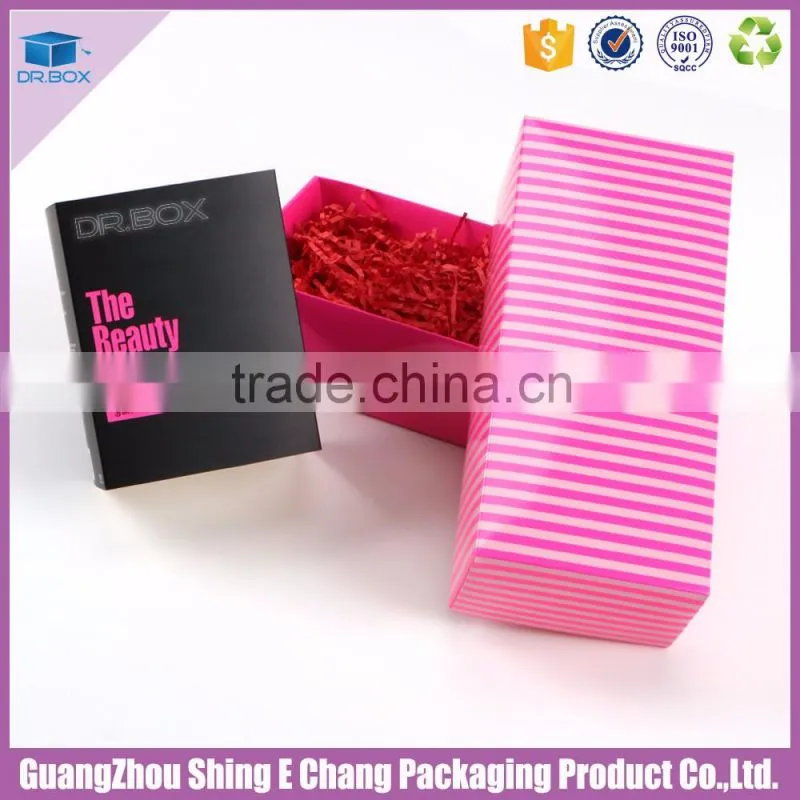 custom printed artwork recyclable make up cosmetic beauty box