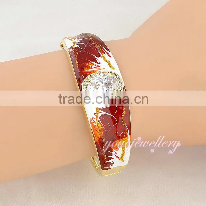 charms wholesale jewellery enamel gold latest design daily wear bangle