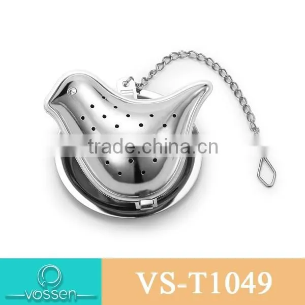 Silver plating tea pot shaped E tea infuser