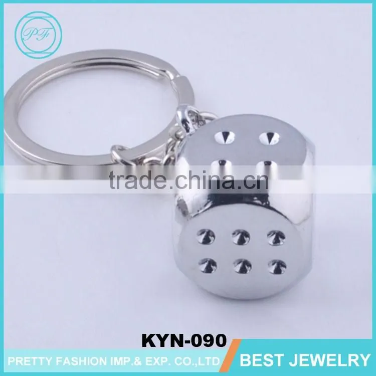Creative Metal Key Ring Dice Pendant Creative Personalized Keychain Models Small Gifts Keychain Manufacturers In China