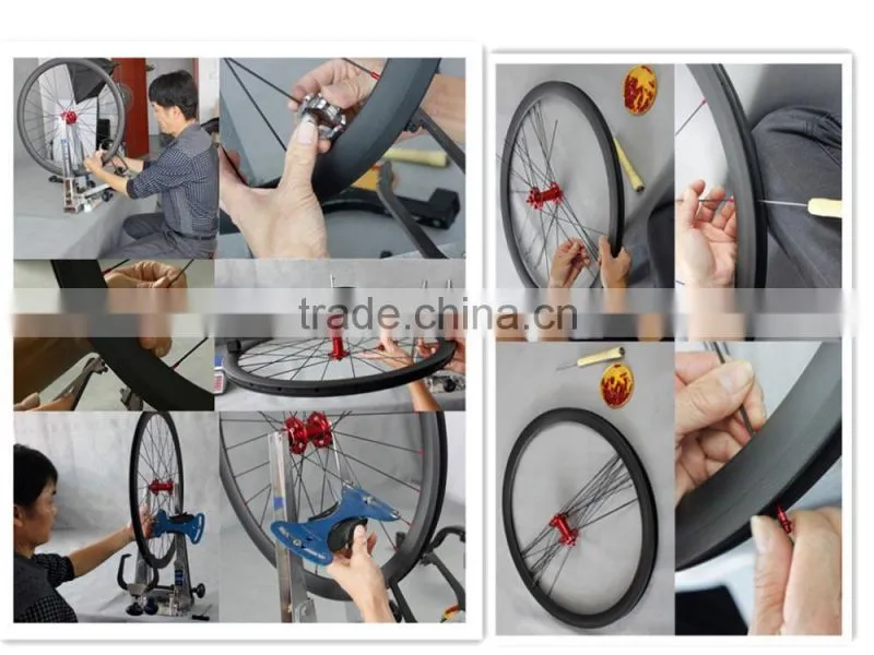 29er 35mm width carbon bike wheelset , clincher bubeless ready carbon all mountain bike wheelset AM290-35-TL