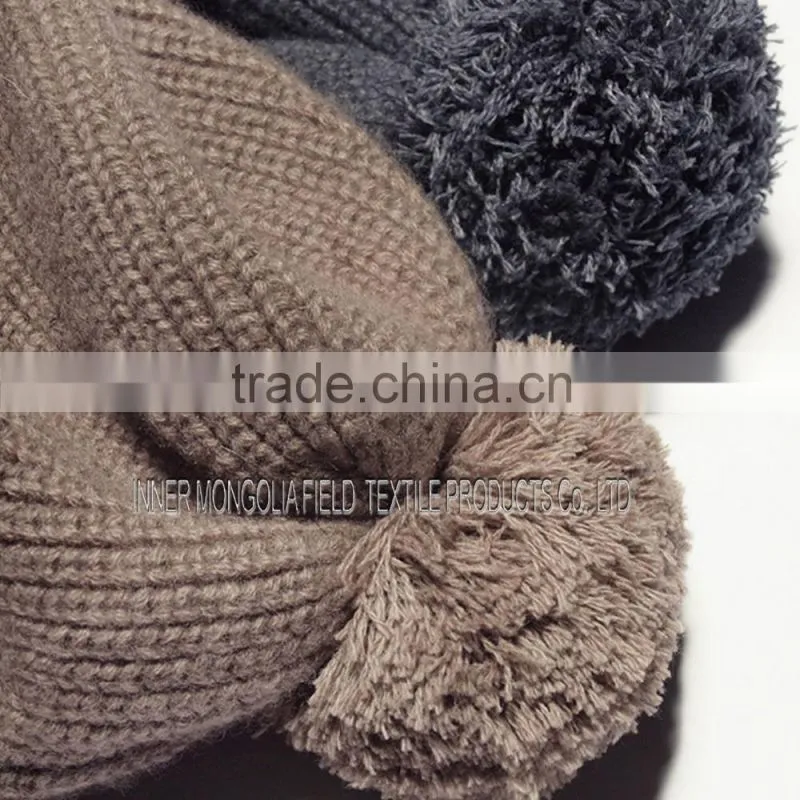 Winter Cashmere Bobble Hats