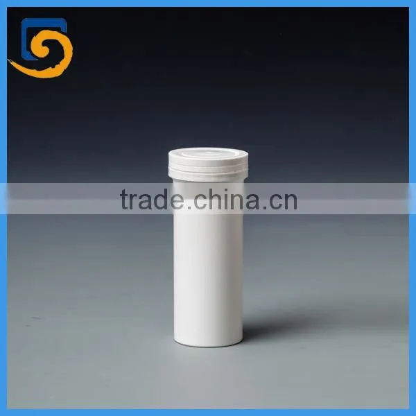 Effervescent tablet tube plastic container packaging for vitamin C