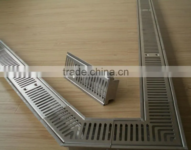 H Series Commercial Combined Linear Shower Drain Stainless Steel Drain For Small Pools And SPA Application
