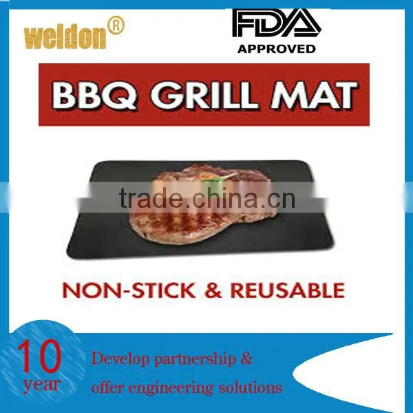 100% non-stick teflon coating heat resistant grill mat PFOA free