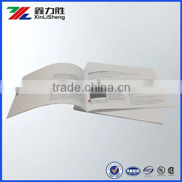 Saddle stitch products booklet, brochure, catalog, magazine printing