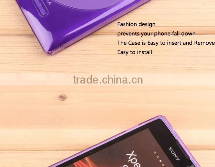 New S Line TPU Silicone Gel case for Sony Xperia C S39h Cheap Price TPU S Line Back Cover Case for Sony Xperia C S39h C2305