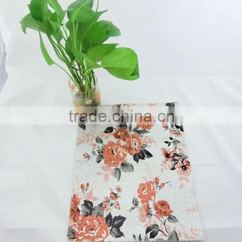 printing flower glitter for best ipone 6 cases pu leather
