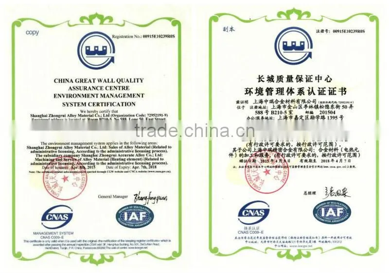 Industrial furnace heater Electric ceramic resistance heating element for industrial Oven/Furnace/kiln/Tank
