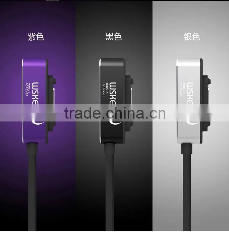 Wsken Magnetic Charging Cable Quick Charge Sync Data Cable For Sony Phone For Sony Z3 40cm Single Metal MT-5314