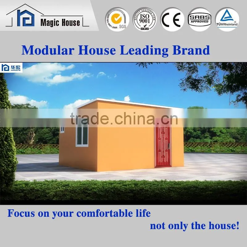 light steel economical prefab modular house design/small sea coast anti rust villa/