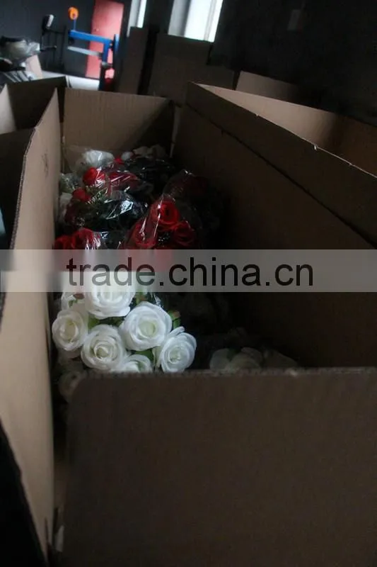 Long stem and low price pink artificial tulip wholesale