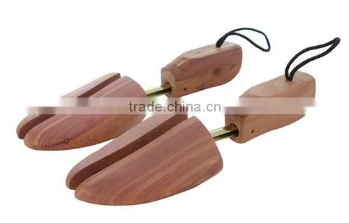 Wholesale customize cedar adjustable shoe trees