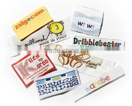 new design high quality custom matt satin clothing label