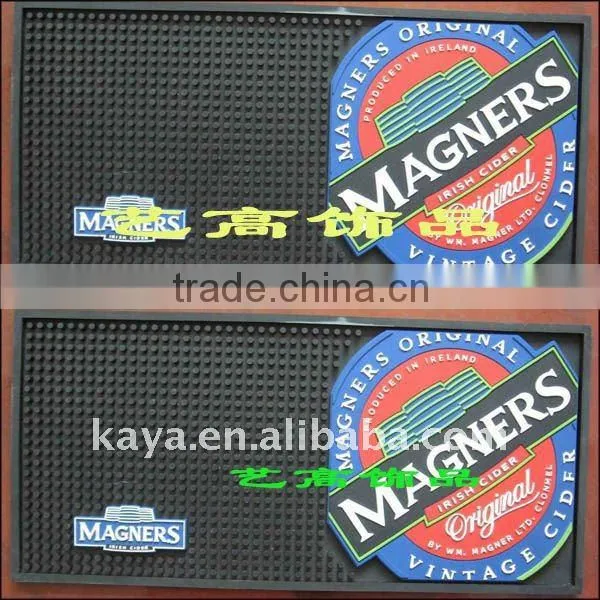 2016 Eco-friendly rubber bar mat