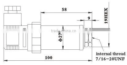 DBP93420IN Pressure Transmitter for Refrigeration, pneumatic system
