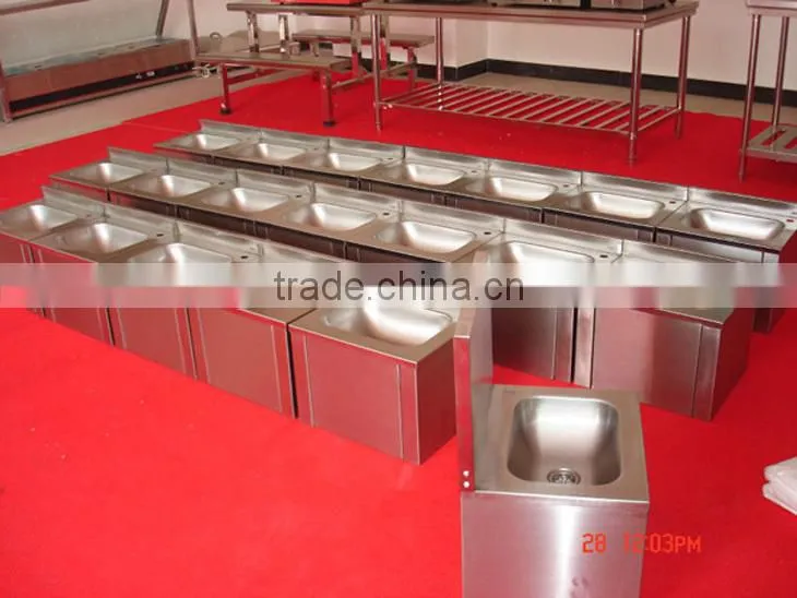 304 Grade Stainless Steel Lavabo Inox Hand Wash Basin Sink Wall Mount