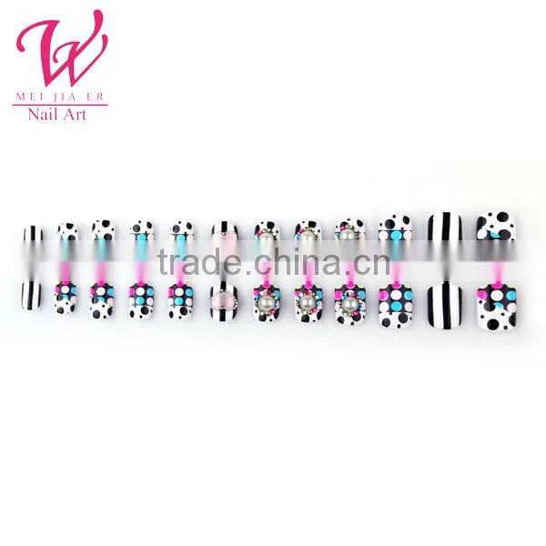 glued artificial nail,Nail tips adhesive Artificial nails