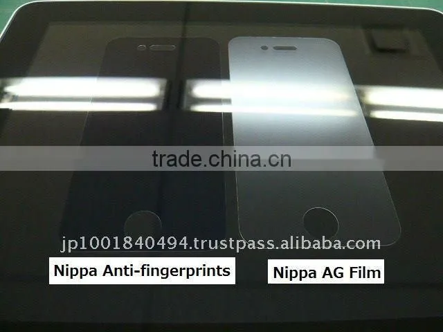 New Products for 2013 PET Anti Fingerprint Anti Bacteria Protective Film for Mobile Phone