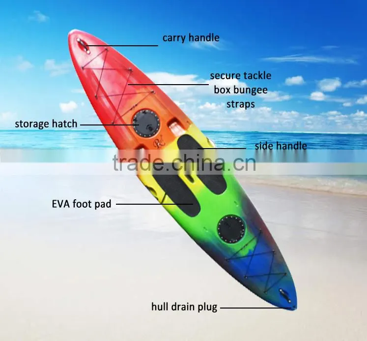 Colorful no inflatable stand up paddle board good quality
