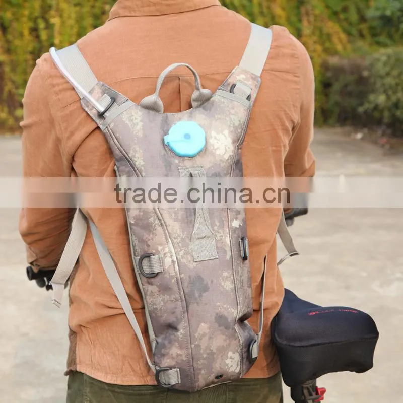 Outdoor camouflage hump tactical military water backpack