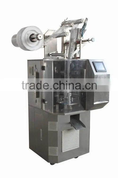 DXDC-6 flat tea bag (with string and tag) packing machine for nylon cloth