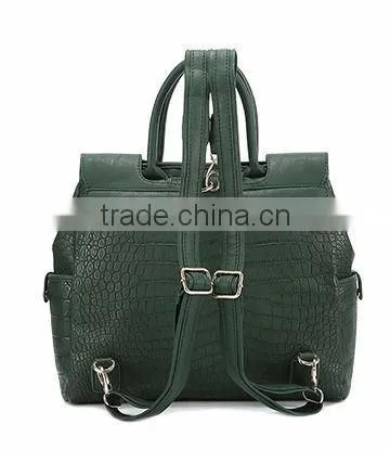 girl's fashion leather backpack korea style backpack