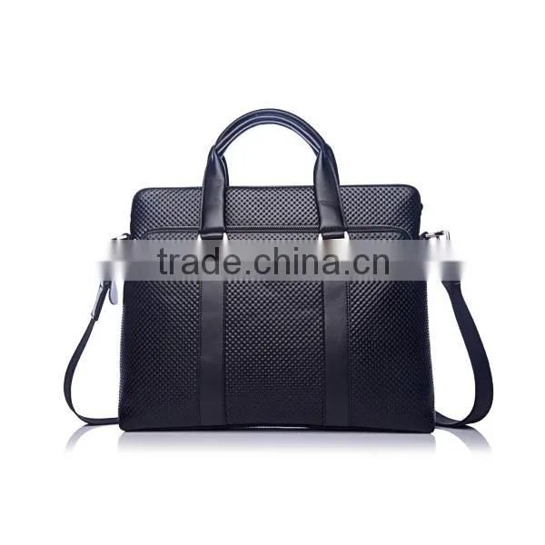 Casual high quality leather shoulder handbag man