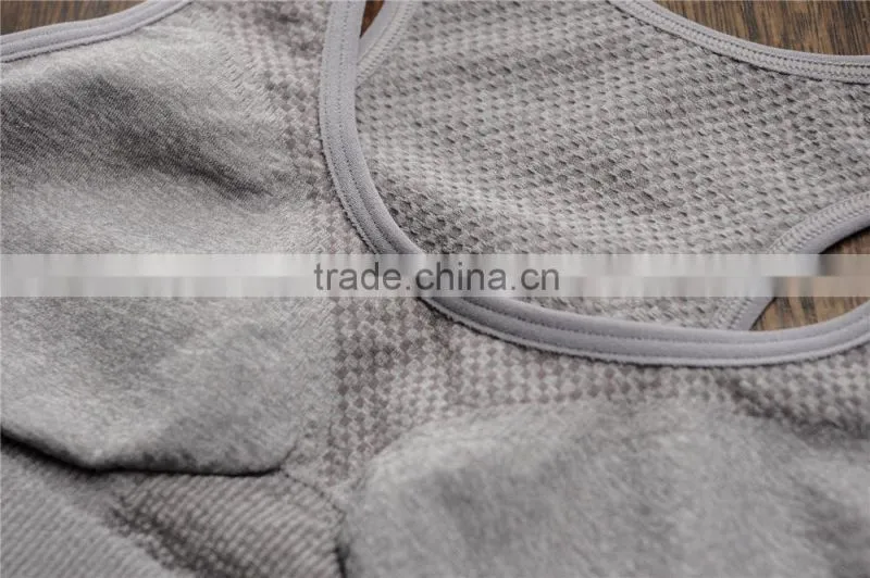 Women hot sale crop top seamless bra underwear without padded cup