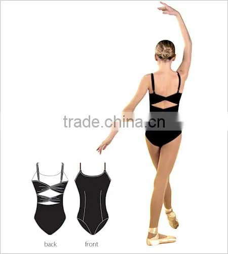 womens bow back ballet camisole dance leotards BL819