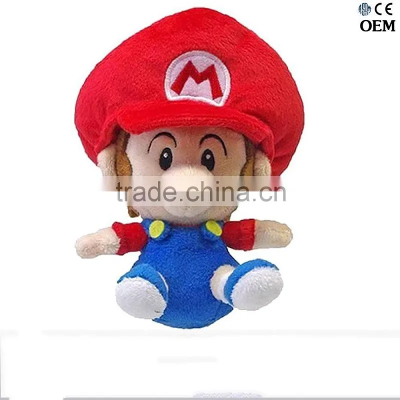 OEM stuffed toys plush toy/cute cheap plush toy super mario and luigi stuffed plush