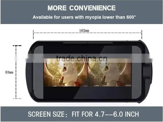 Vr View VR 3D VR Glasses Virtual Reality Helmet Gear Cardboard Box for 4.7~6 inch Smartphone 3D VR glasses