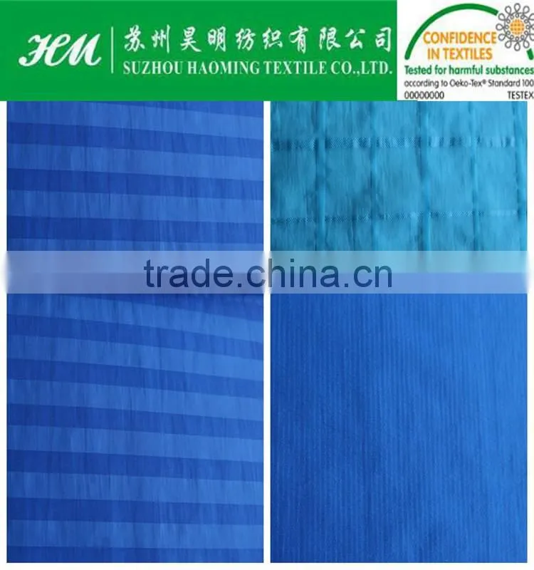 380t Nylon polyester stripe interwoven fabric