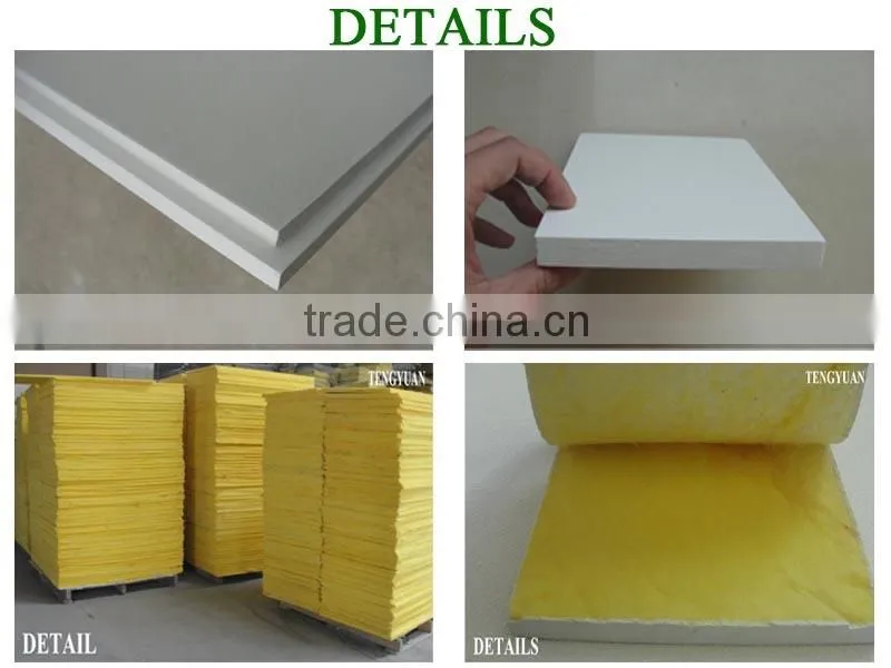 300x1200mm decorative acoustic ceiling tiles for home decoration and classroom