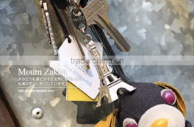 Saling Retro Tower Keychain