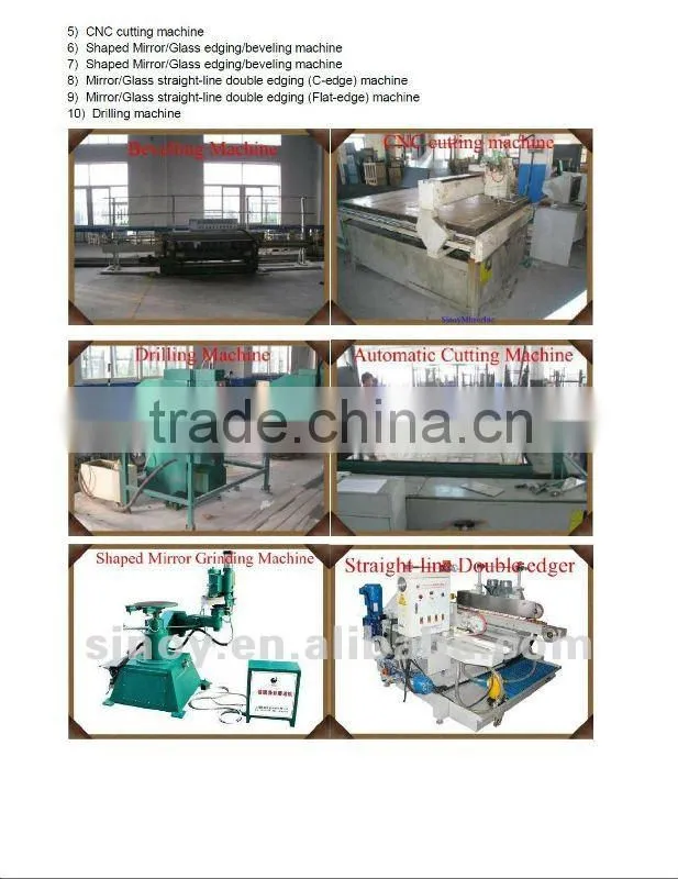 Durable high quality color mirror glass for decoration with double coated paint