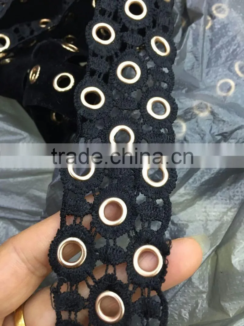 Long height brass round small eyelet for clothing