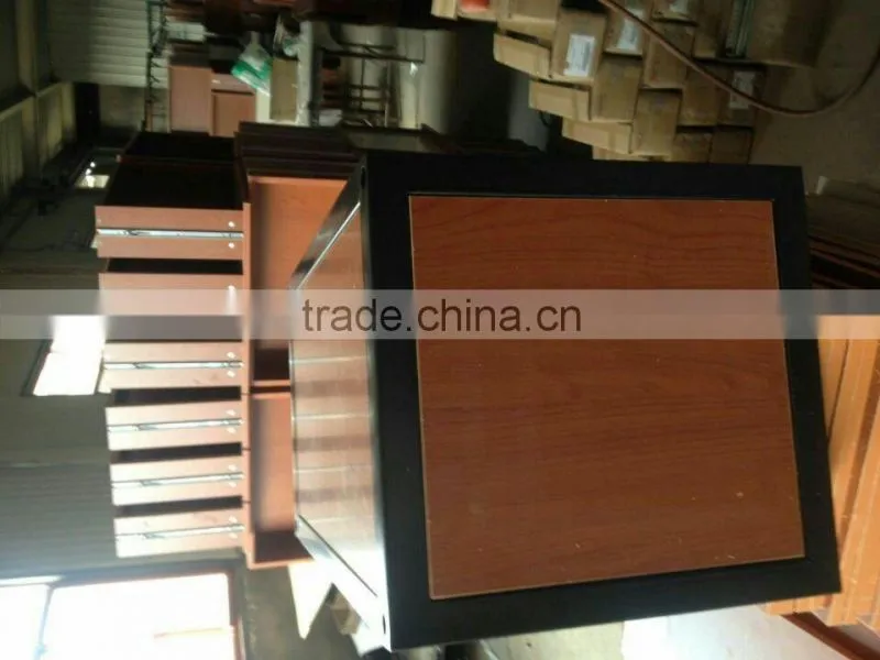 steel wood combination pre- assembled dormitory storage cabinet
